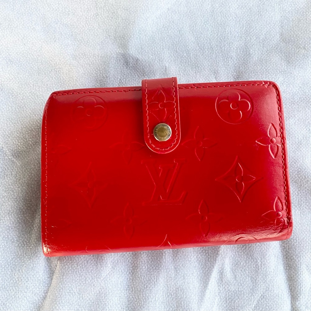 Louis Vuitton Red Kisslock Wallet